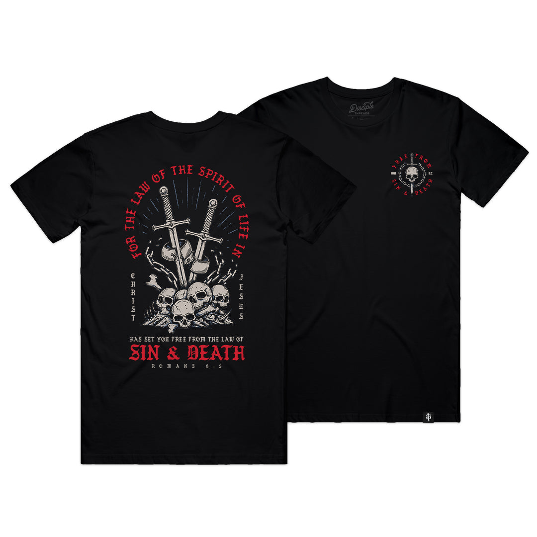 Disciple Threads Facebook ad: The law of sin and death lost its…