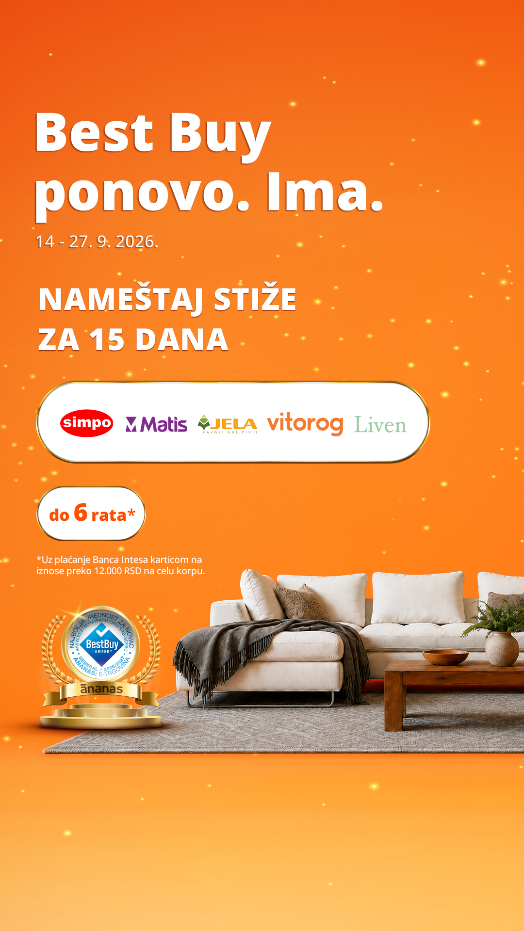 Ananas.rs Facebook ad: Nameštaj koji vredi