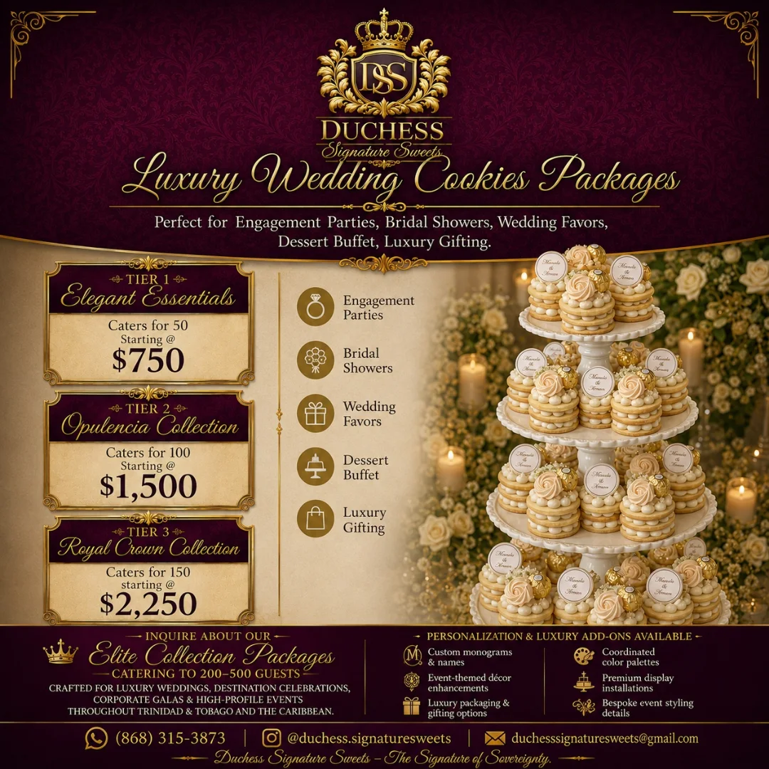 Duchess Signature Sweets Facebook ad: Where Forever Opulence becomes a Signature.