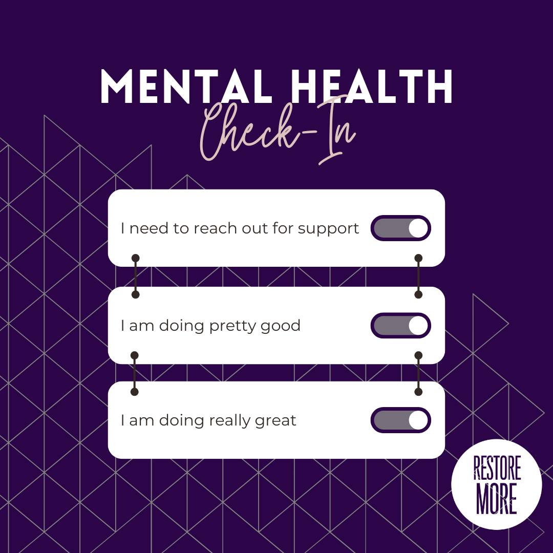 Restore Therapy Collective Facebook ad: May is Mental Health Awareness Month, a time…