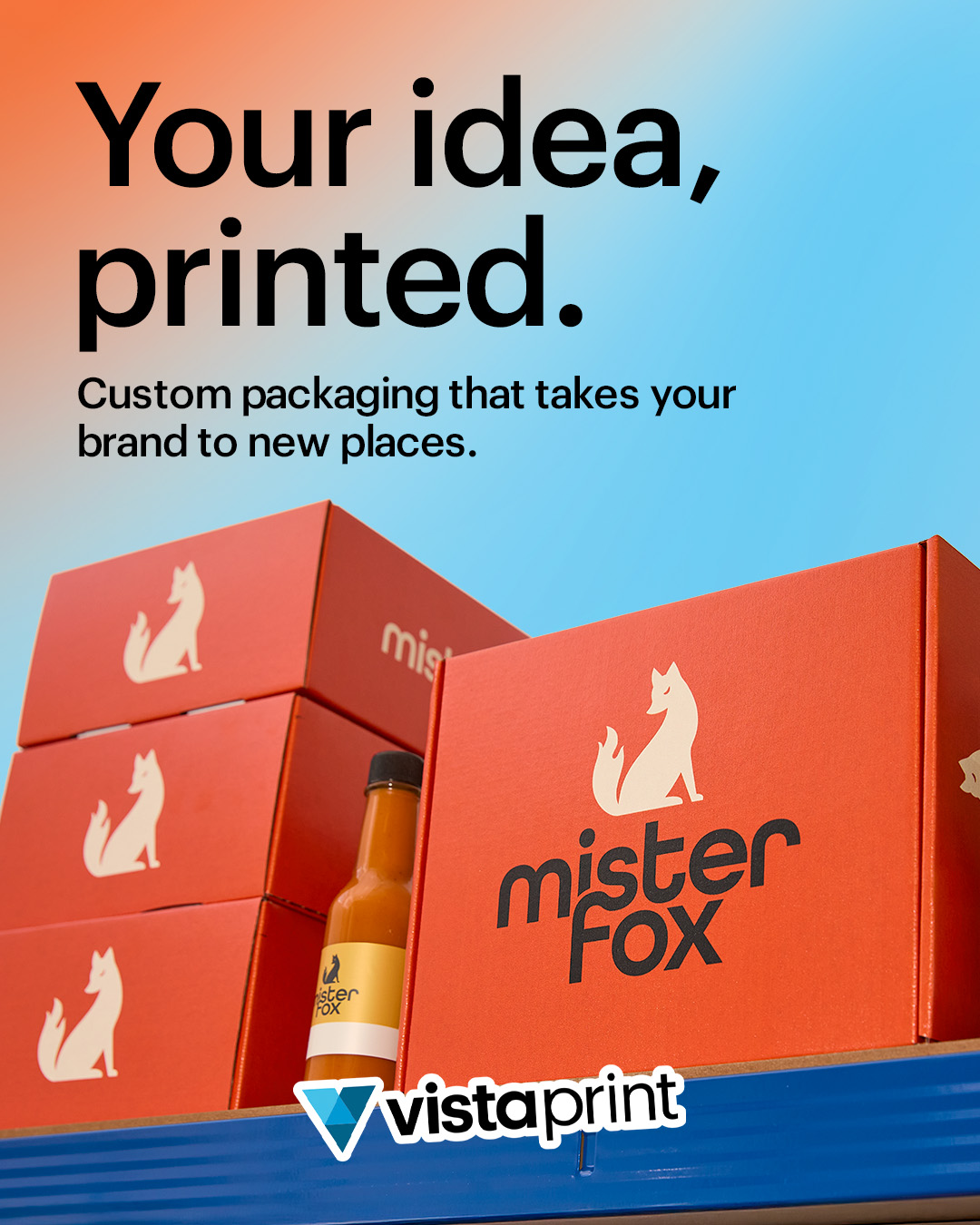 VistaPrint Facebook ad