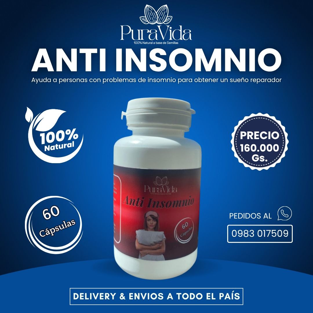 PuraVida07 Facebook ad: Anti Insomnio totalmente natural