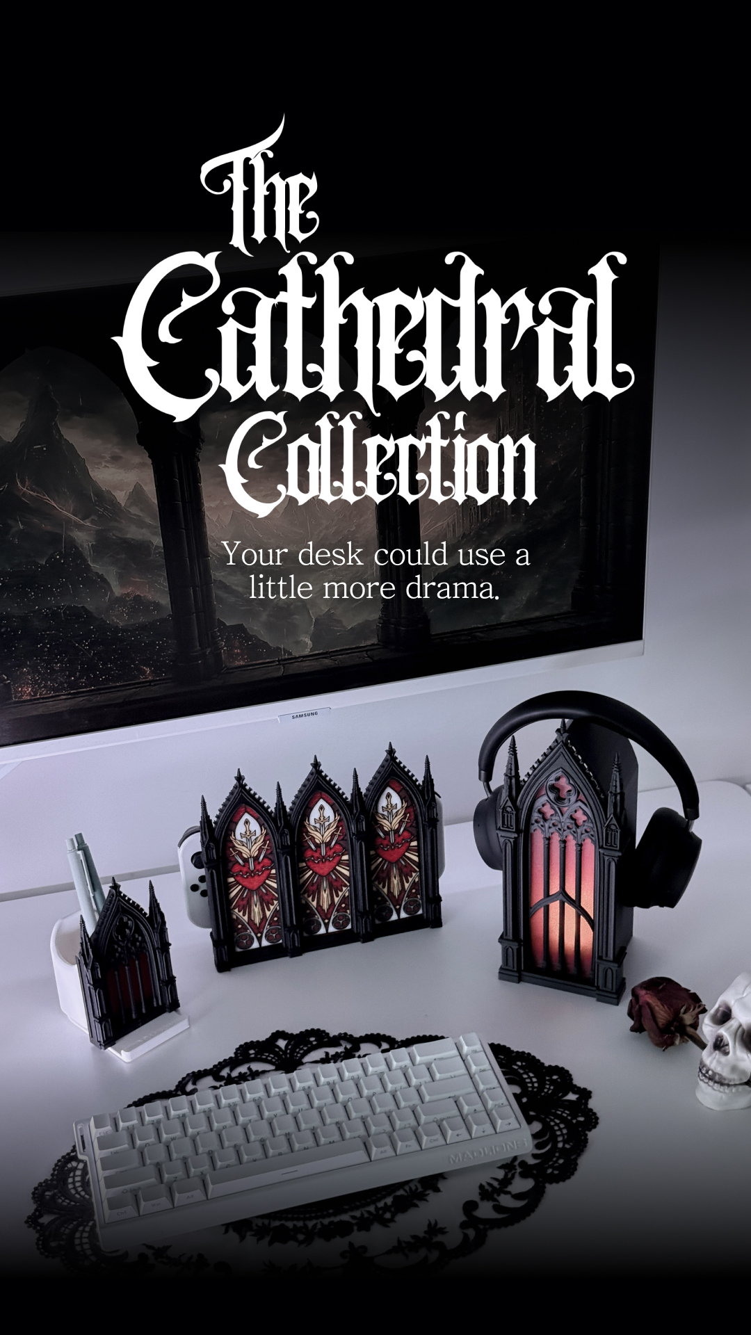 Hello Oregano Facebook ad: Made for goth setups