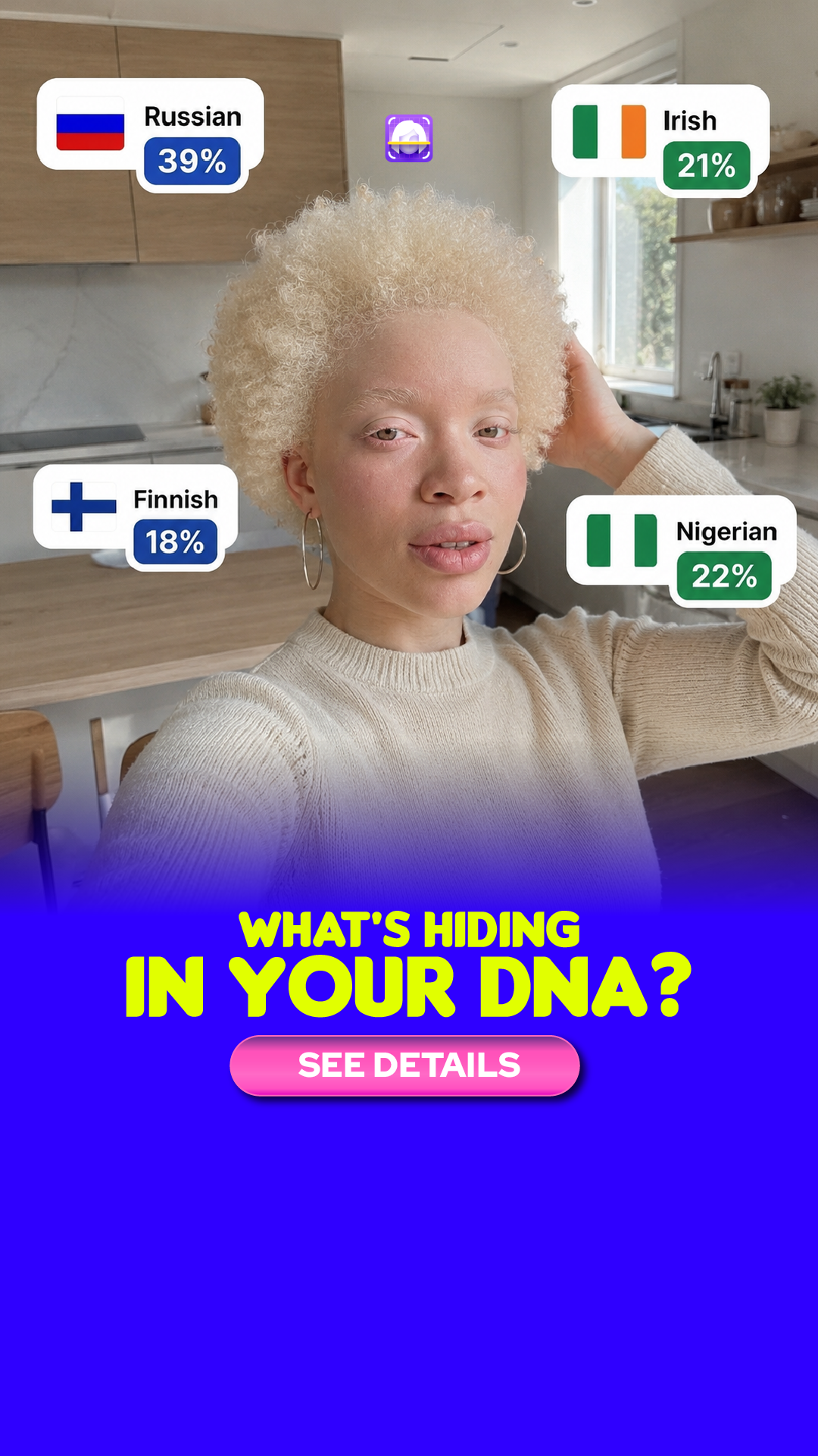Hidden in Your DNA Facebook ad