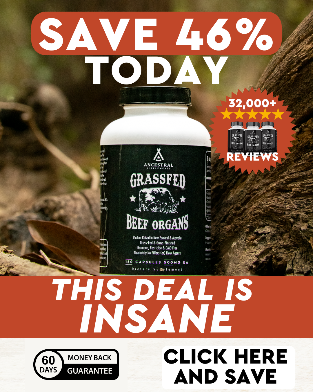 Ancestral Supplements Facebook ad