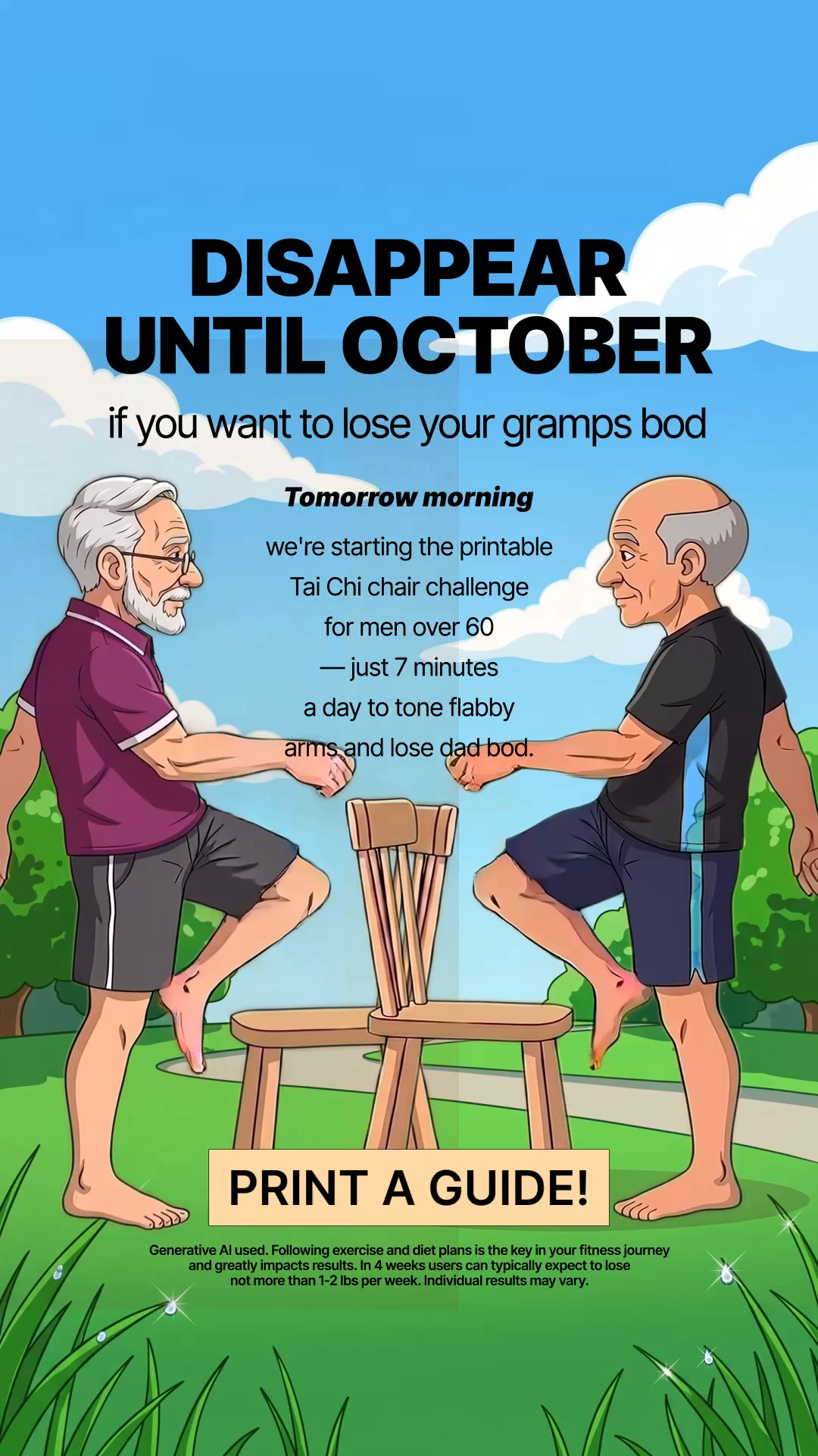 Mike's Strength Challenge Facebook ad from Oct 4, 2026