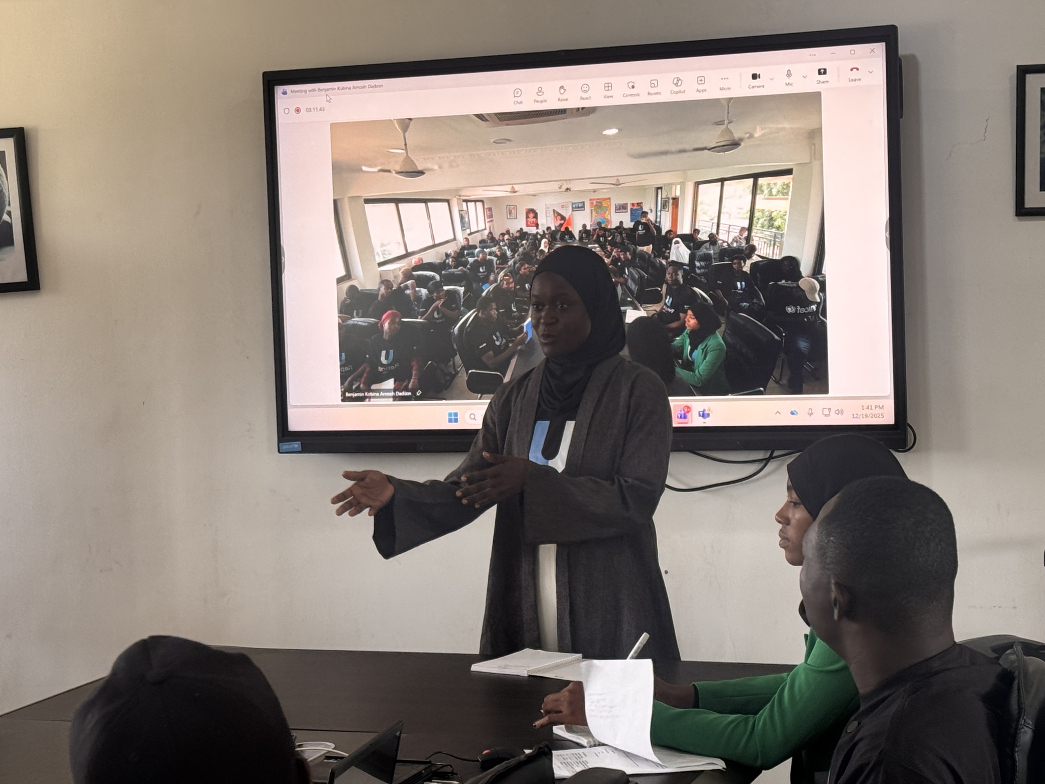 UNICEF Ghana Facebook ad: In Tamale, young people met to learn about…