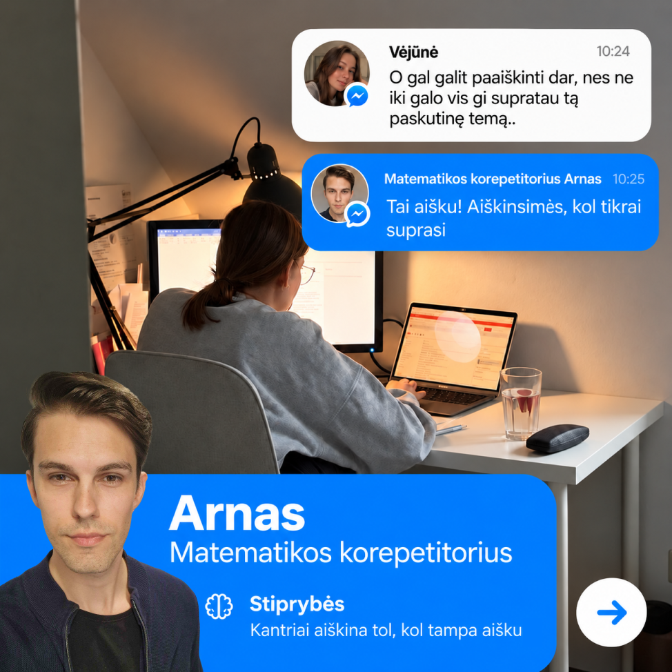 Mokytojas Eimantas Facebook ad: Išankstinė registracija