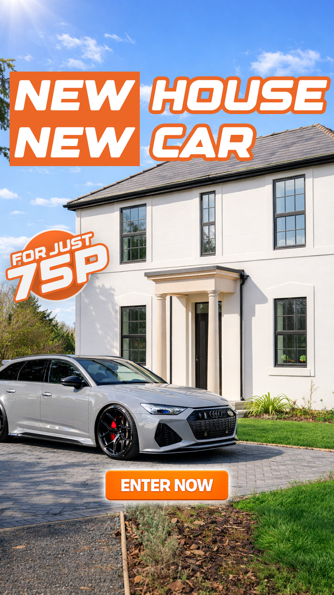 Dream Car Giveaways Facebook ad