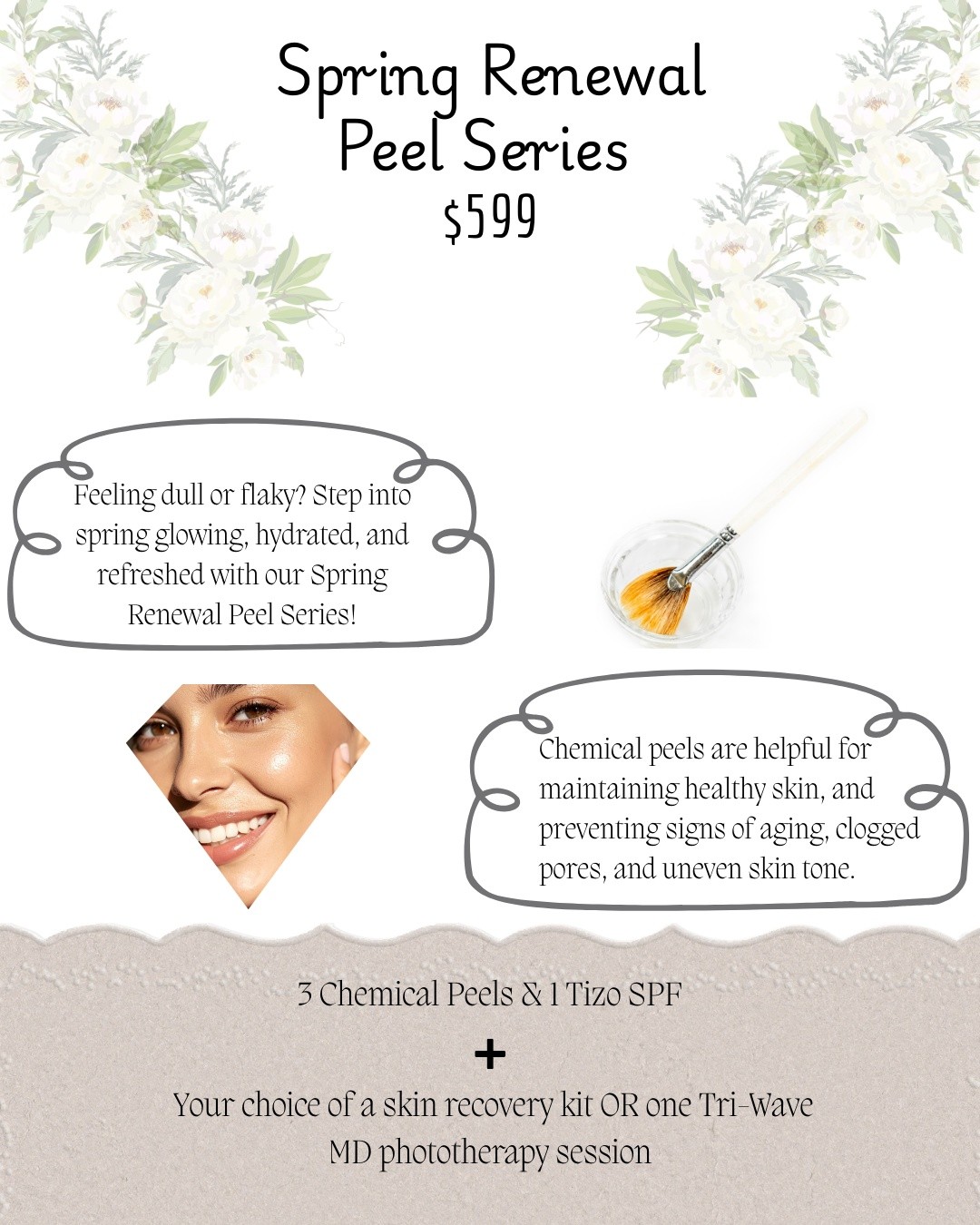 LBMA and Wellness Facebook ad: Winter can leave skin feeling dull, flaky, and…