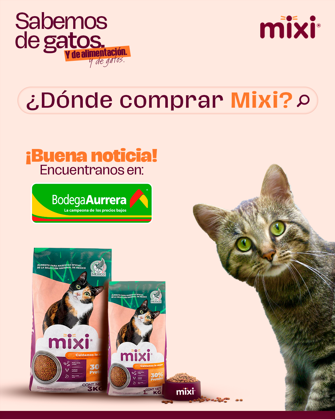 Mixi Facebook ad: ¡La buena noticia de hoy!