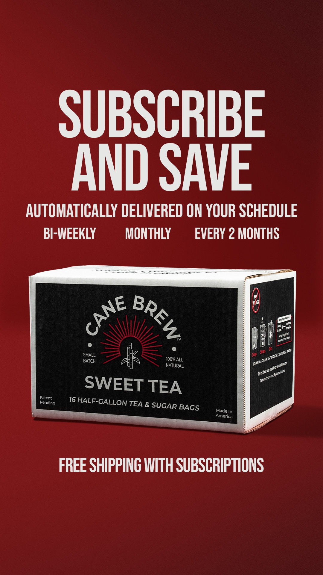 Cane Brew Facebook ad
