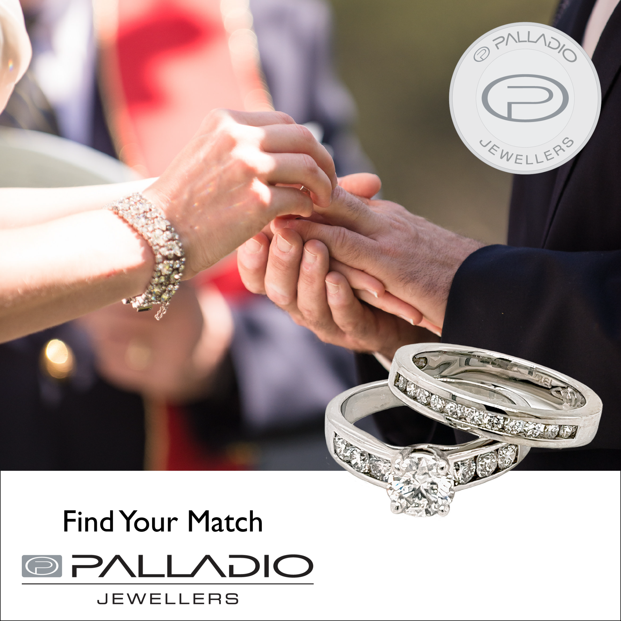 Palladio Jewellers Facebook ad: Celebrate love in timeless style at Palladio.