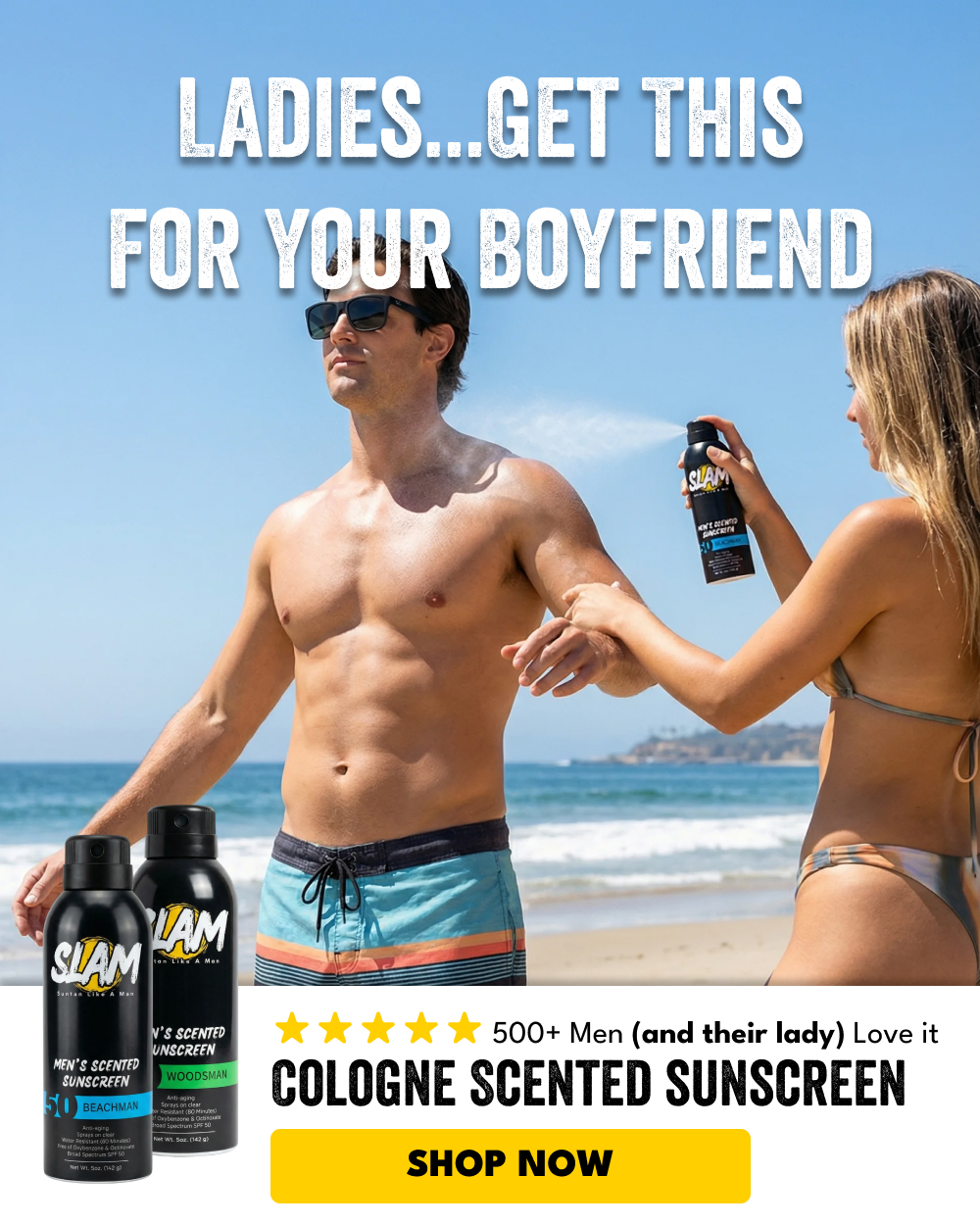 Slam Lotion  Facebook ad