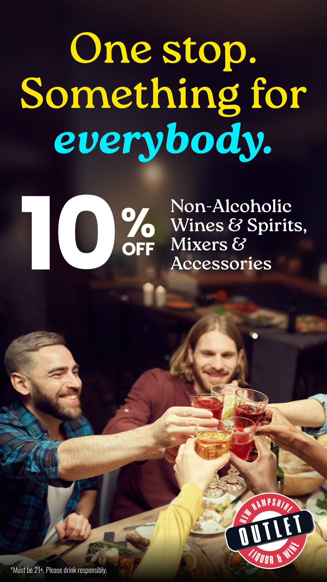 New Hampshire Liquor & Wine Outlet Facebook ad from Jan 1, 2026
