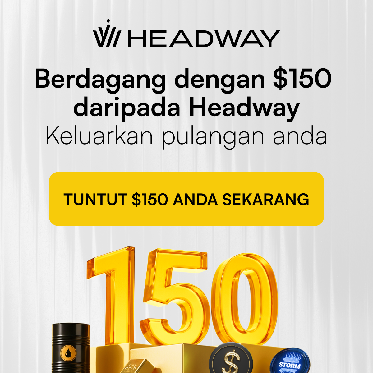 Headway Contests Facebook ad: Pilih Daripada 500+ Instrumen