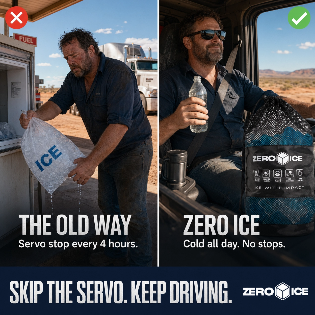 ZERO ICE Facebook ad