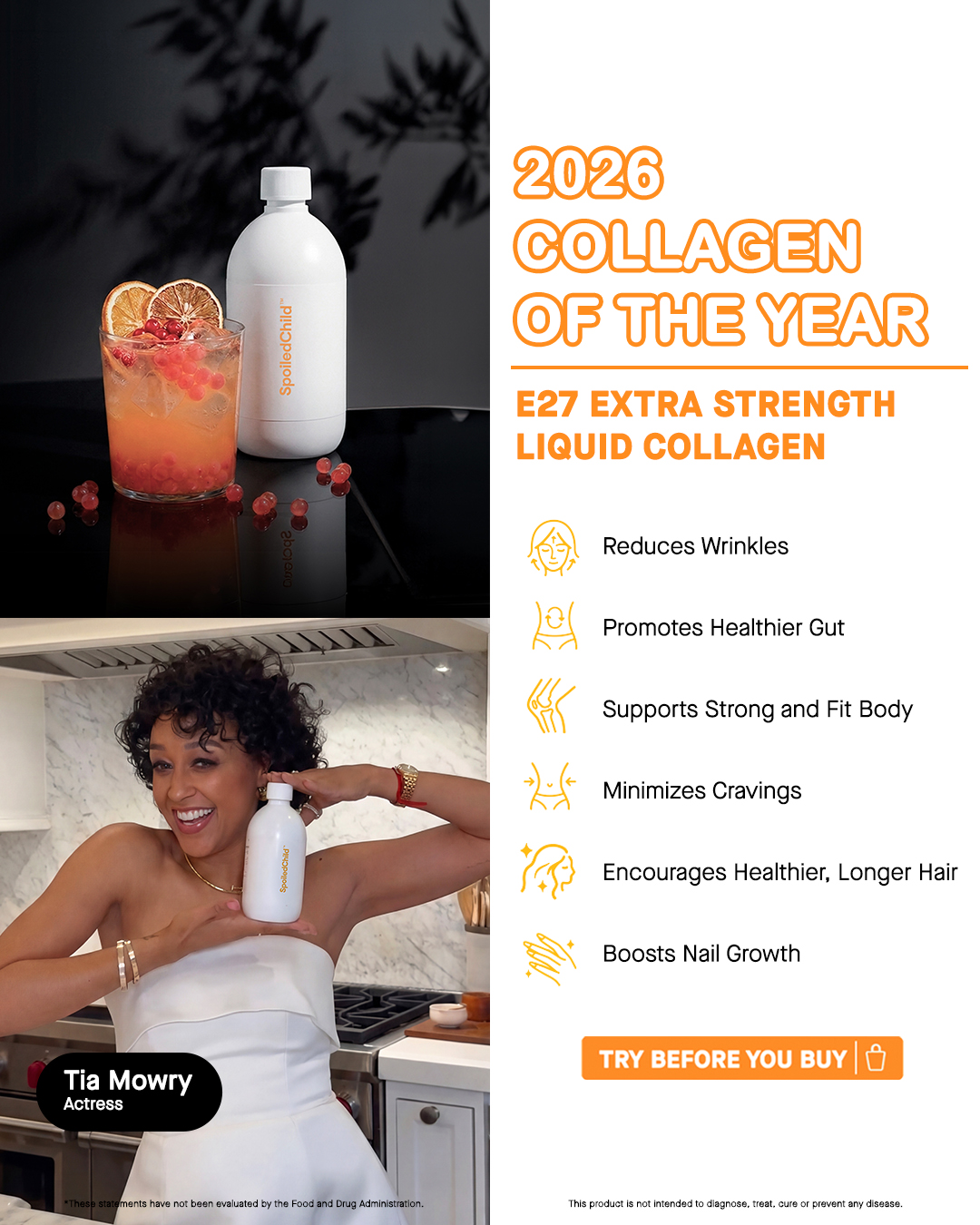 Tia Mowry Facebook ad
