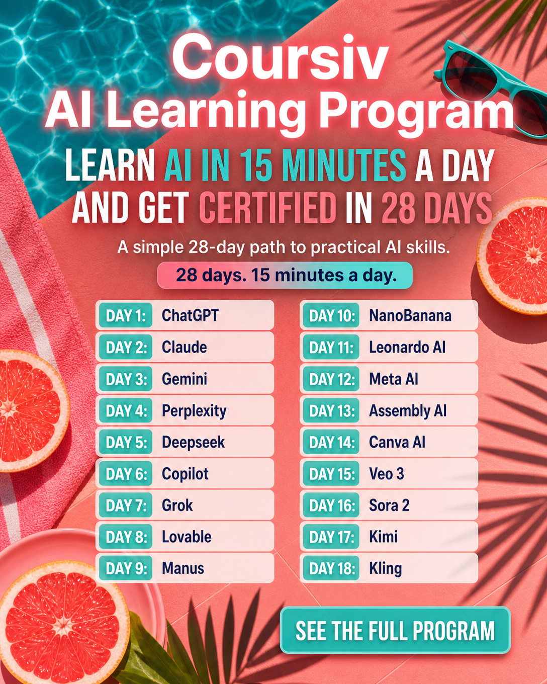 AI Weekly Facebook ad