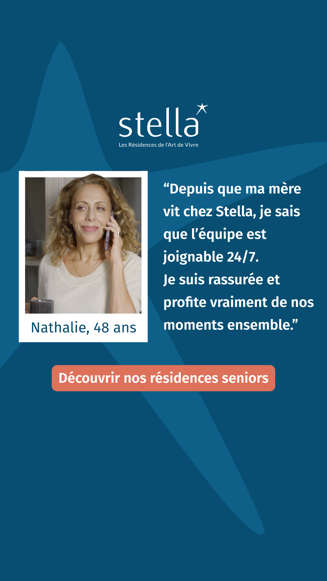 Stella Résidences Seniors Facebook ad