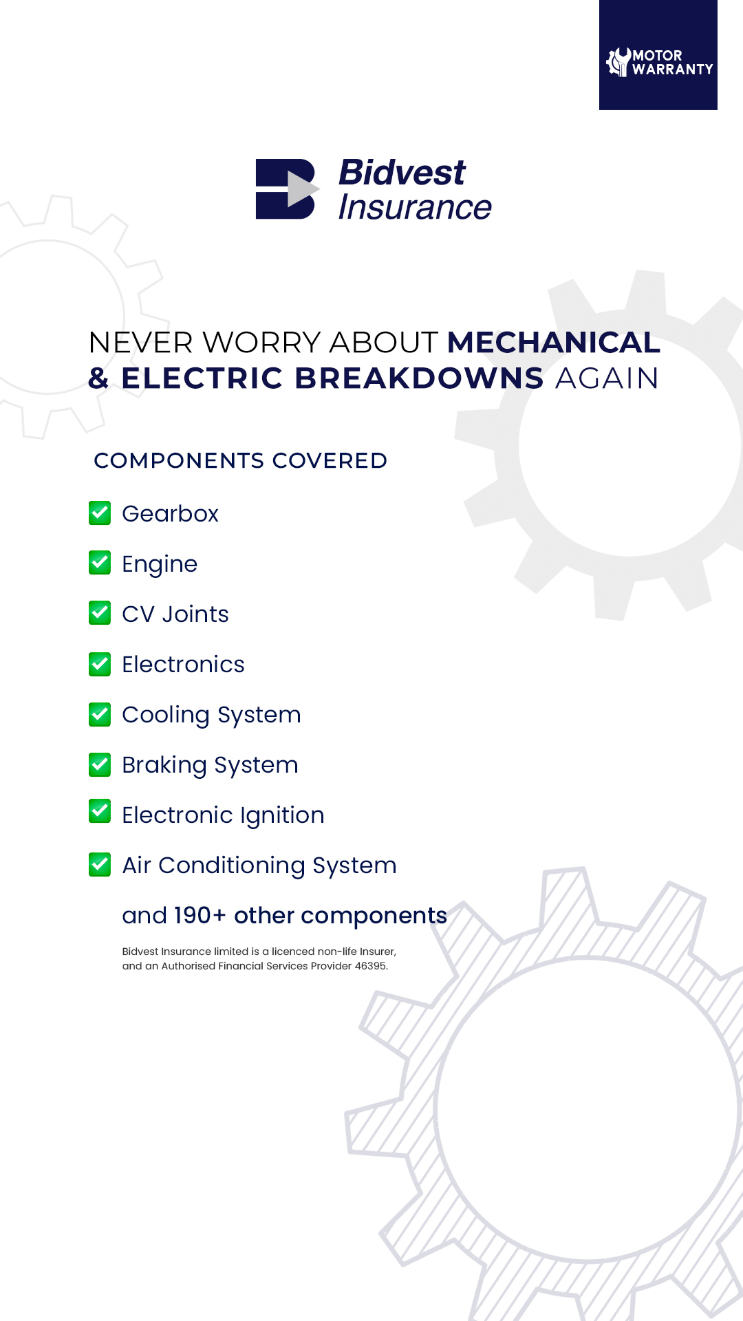 Motor-warranty.co.za Facebook ad