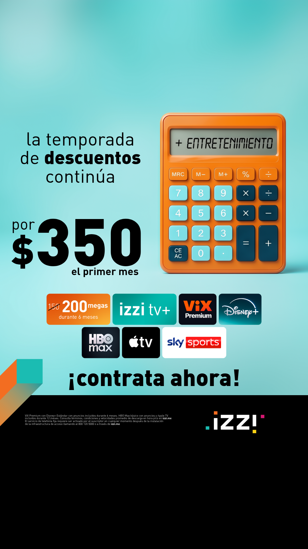 izzi telecom Facebook ad