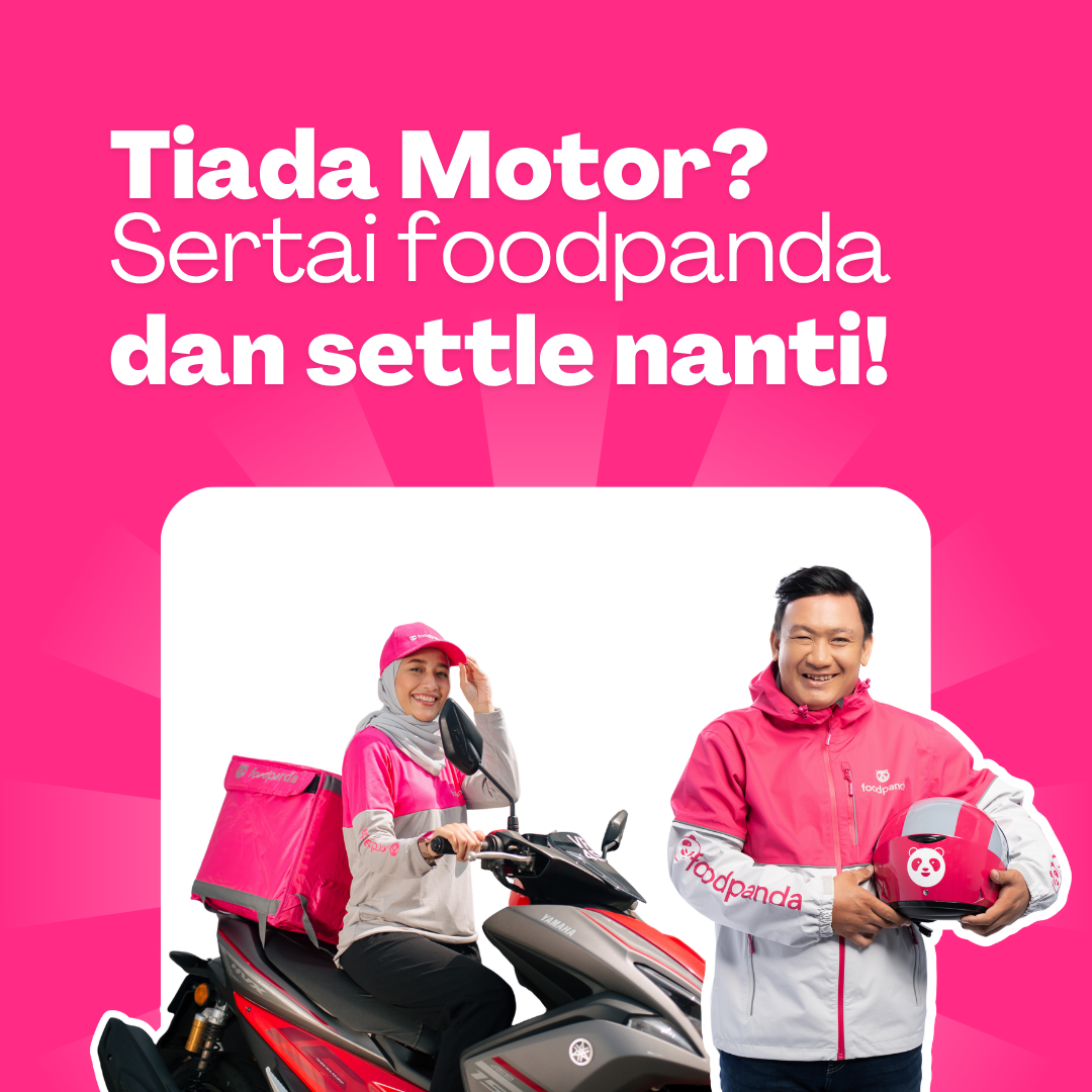 foodpanda riders Facebook ad: Nak mula ride? foodpanda ada!