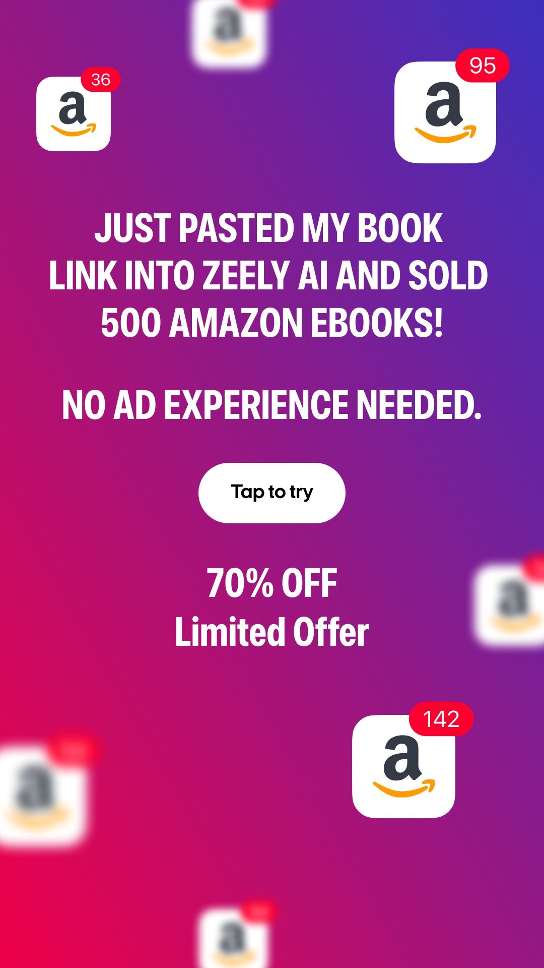 Ebook Sales Daily Facebook ad: I create top-selling ads with AI