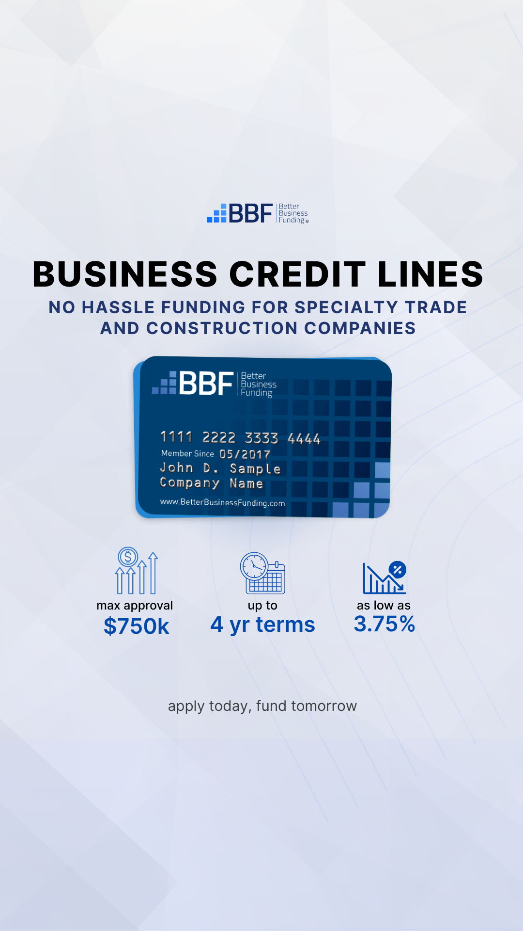 Better Business Funding Facebook ad