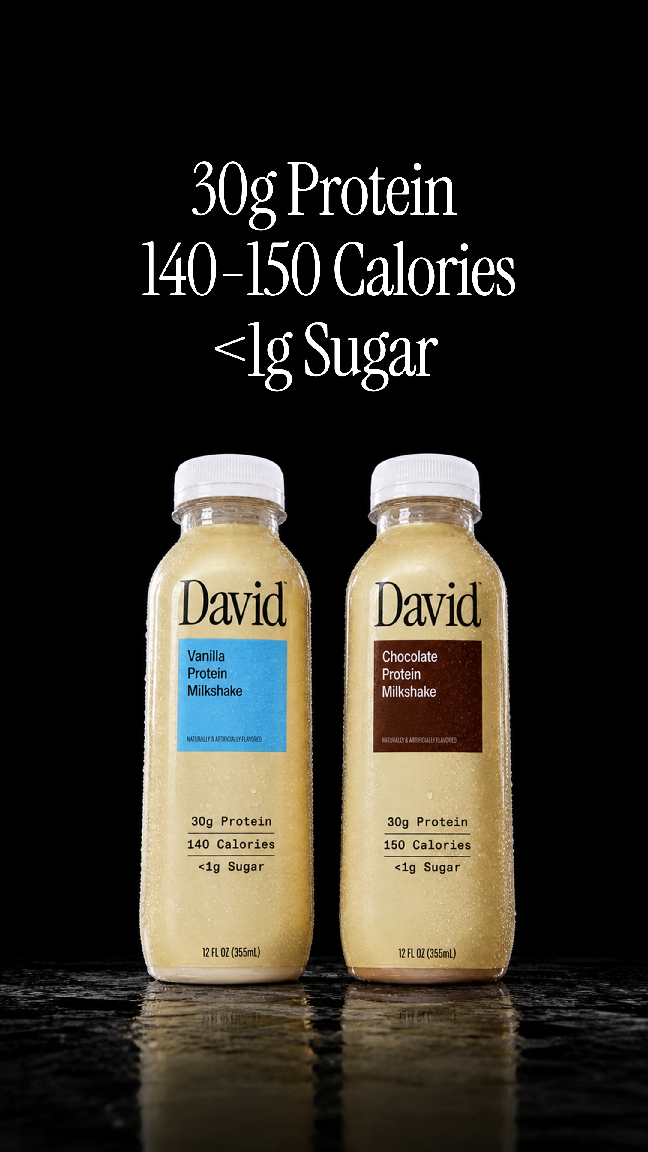 David Protein Facebook ad