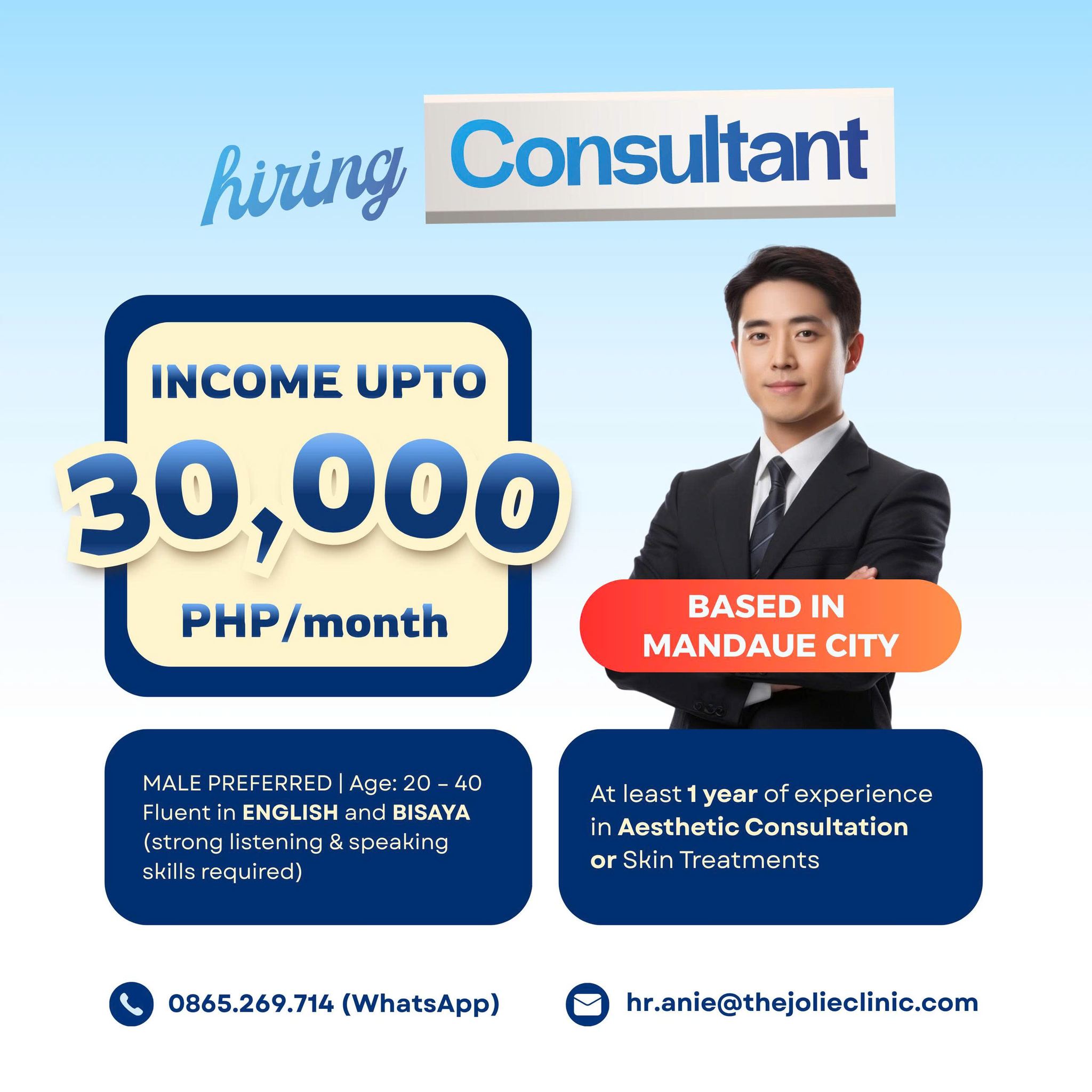 Beauty Clinic Recruitment Facebook ad
