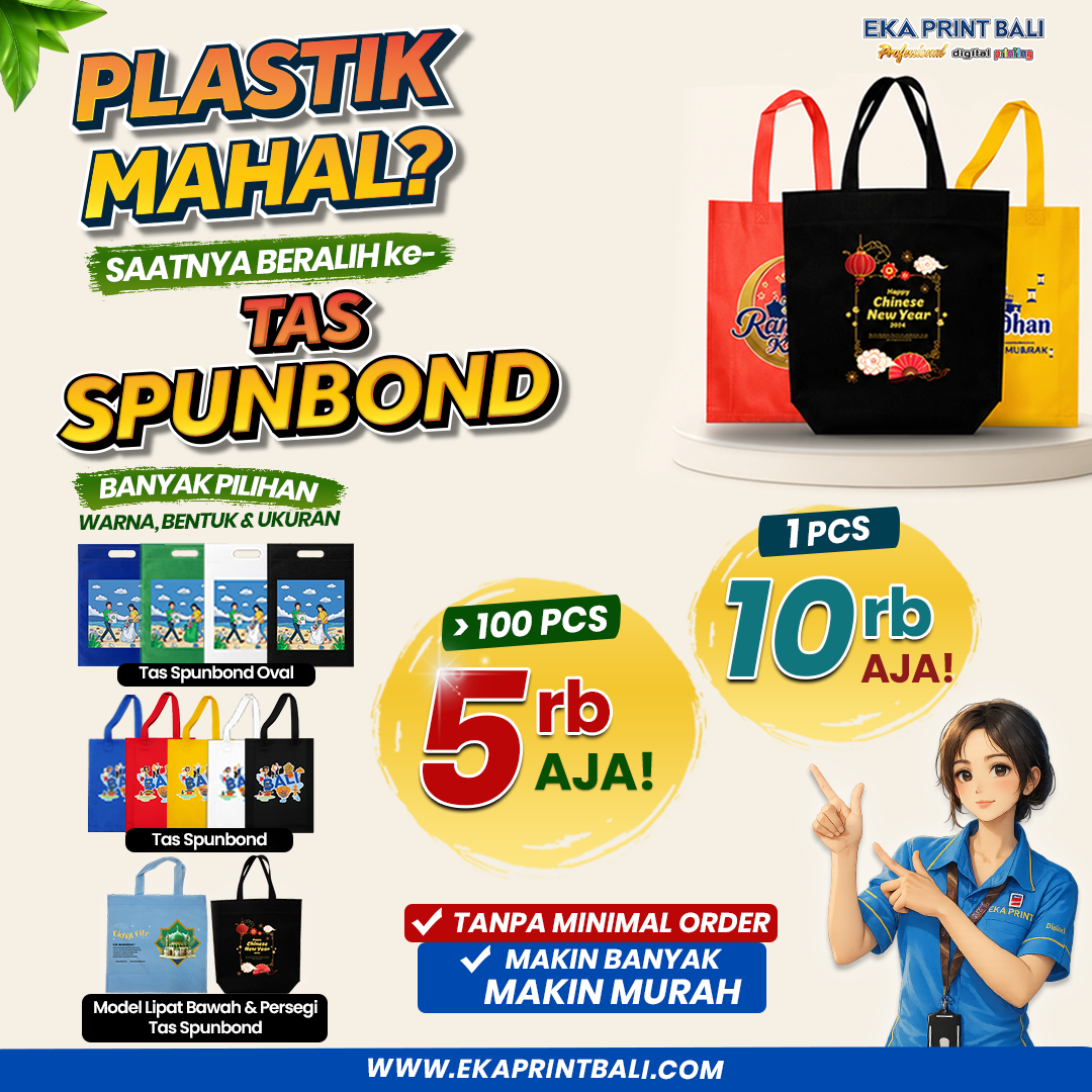 Ekaprint Bali Facebook ad: Plastik makin mahal?