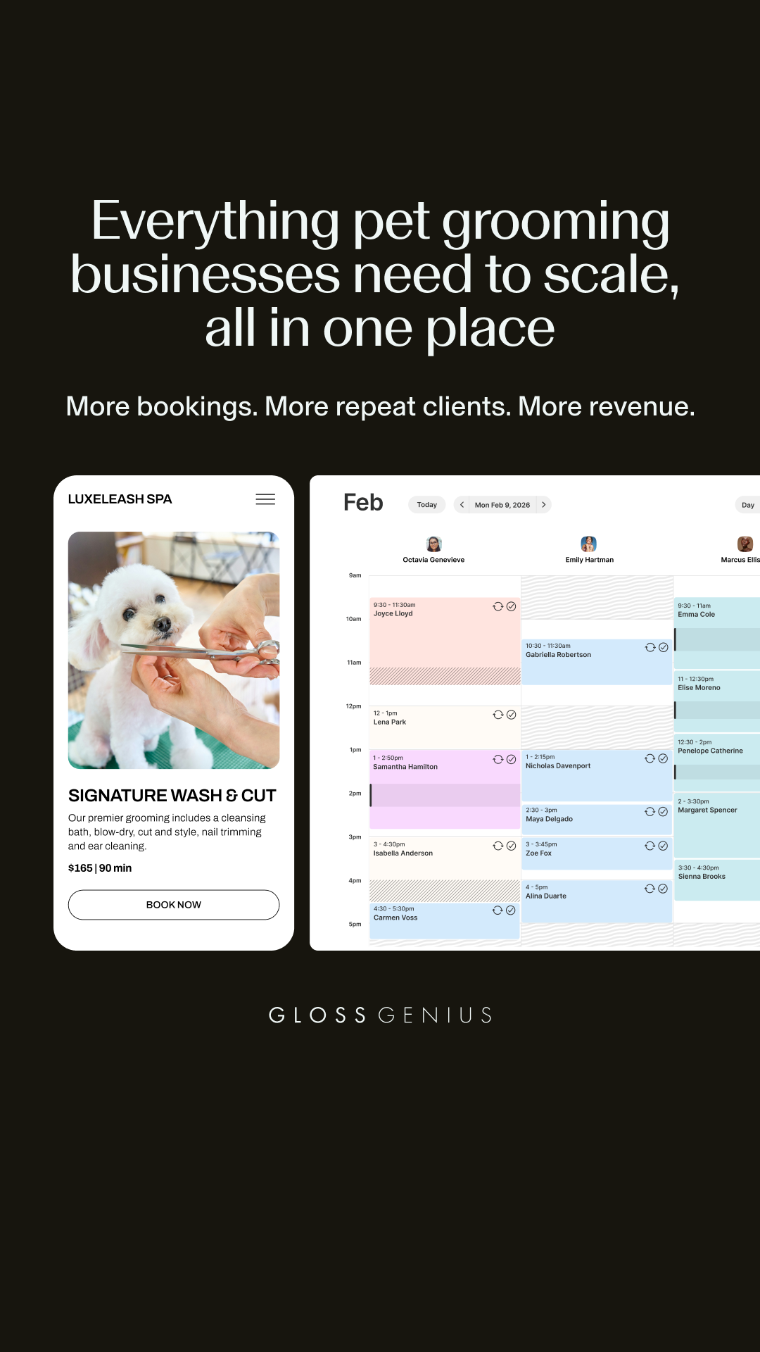 GlossGenius Facebook ad
