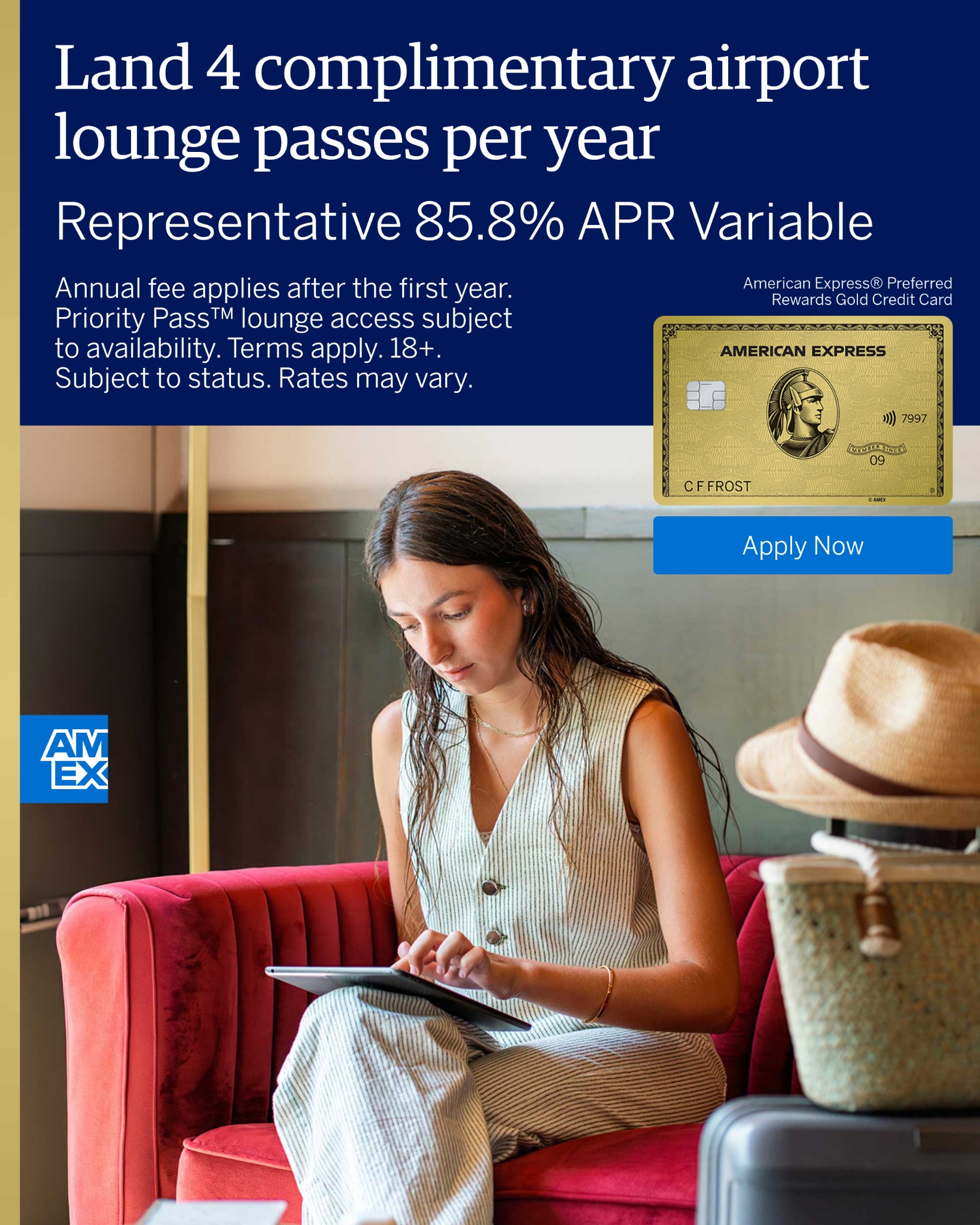 American Express Facebook ad