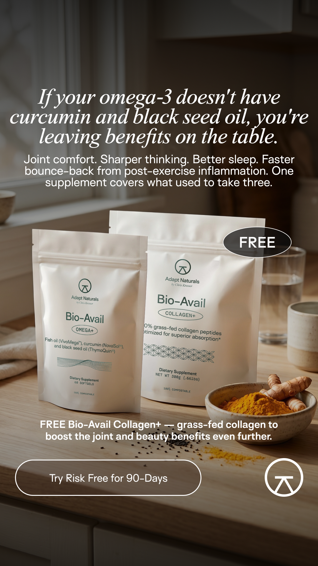 Adapt Naturals Facebook ad