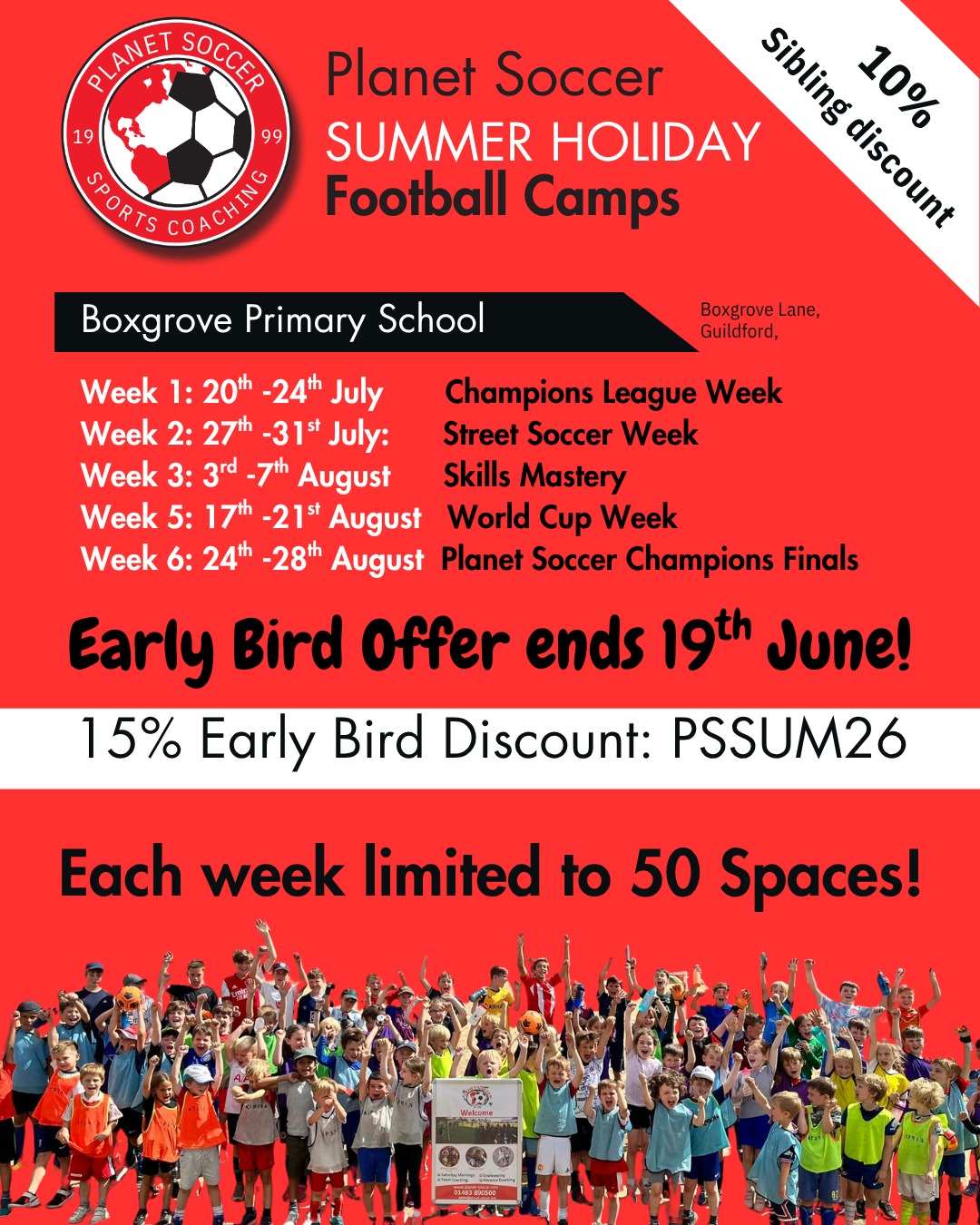 Planet Soccer Facebook ad