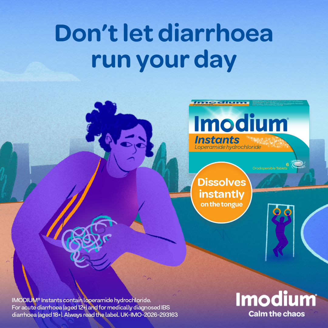 Imodium Facebook ad from Jun 14, 2026