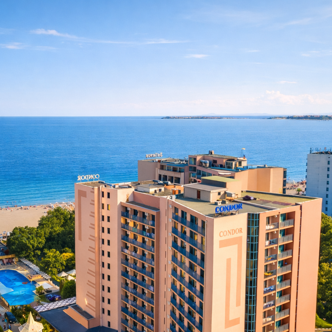 MPM Hotel Condor, Sunny Beach Facebook ad: Luna mai este momentul ideal pentru o vacanță…