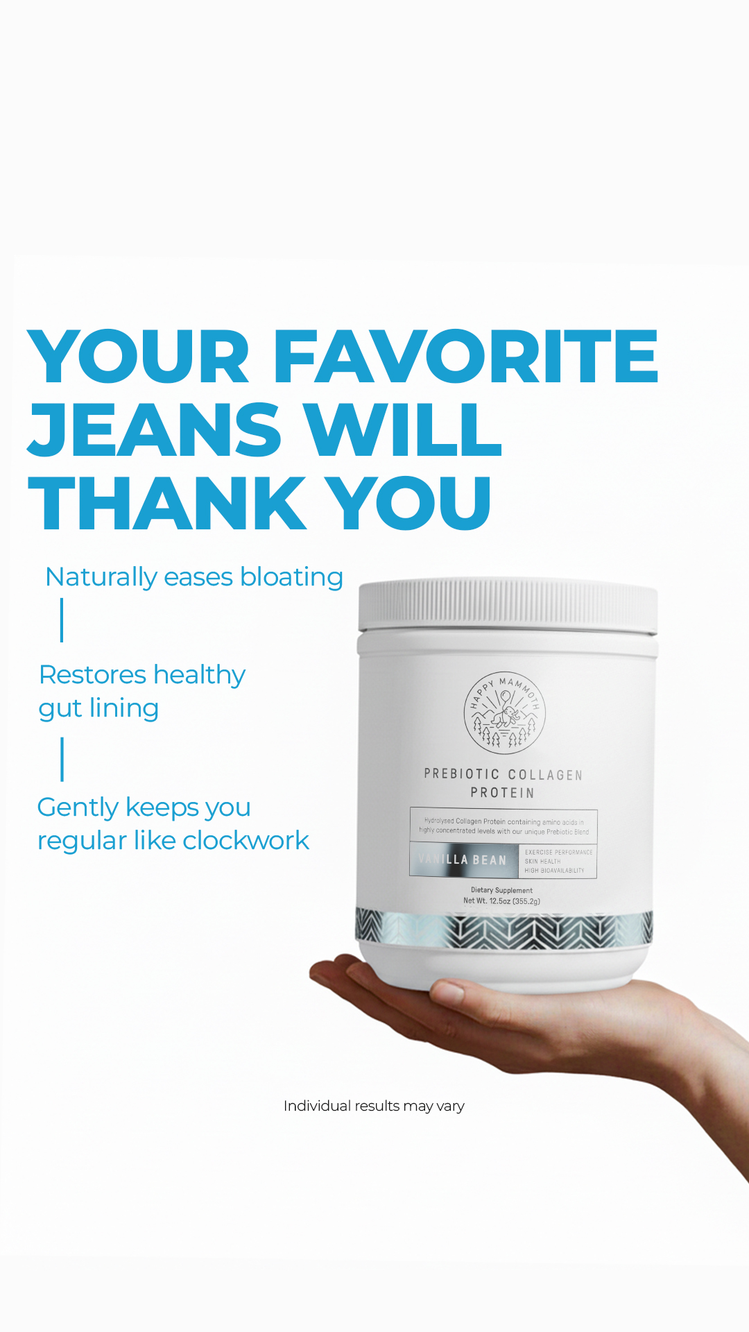 Happy Mammoth Facebook ad