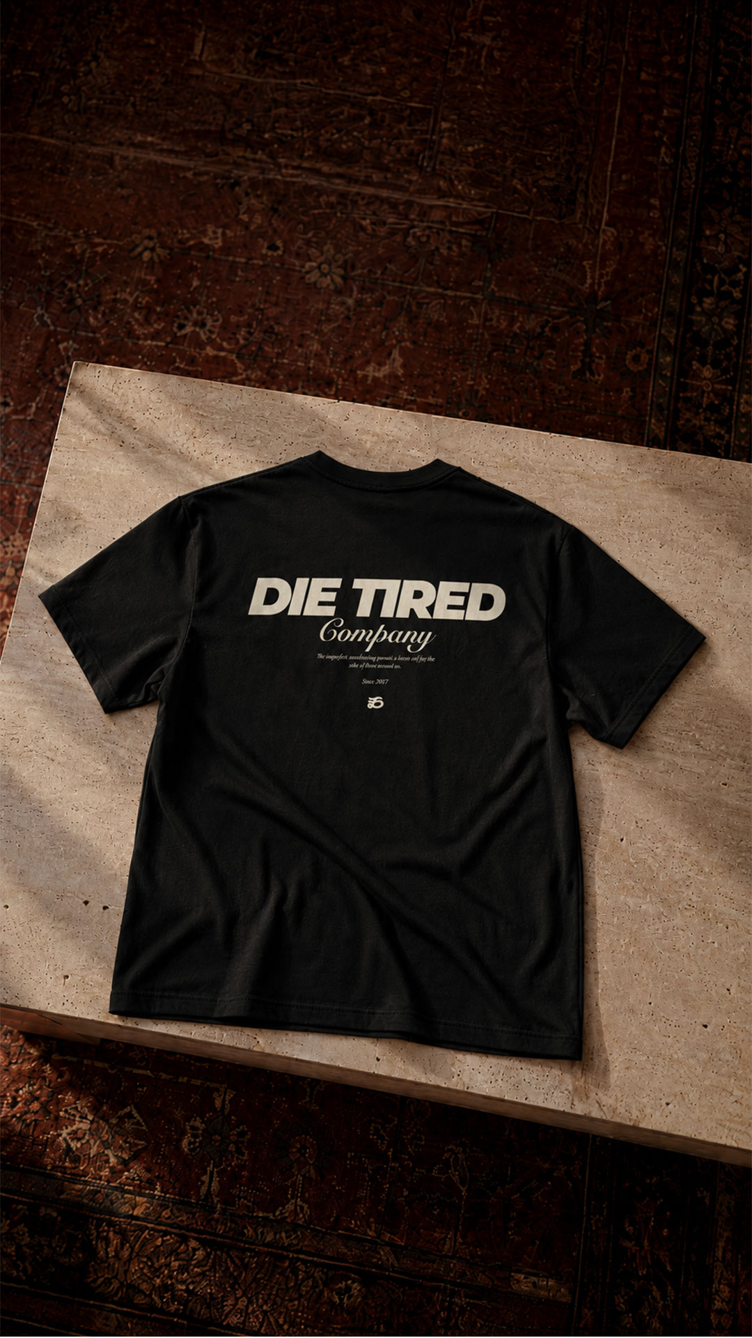 Die Tired Facebook ad: Die Tired.