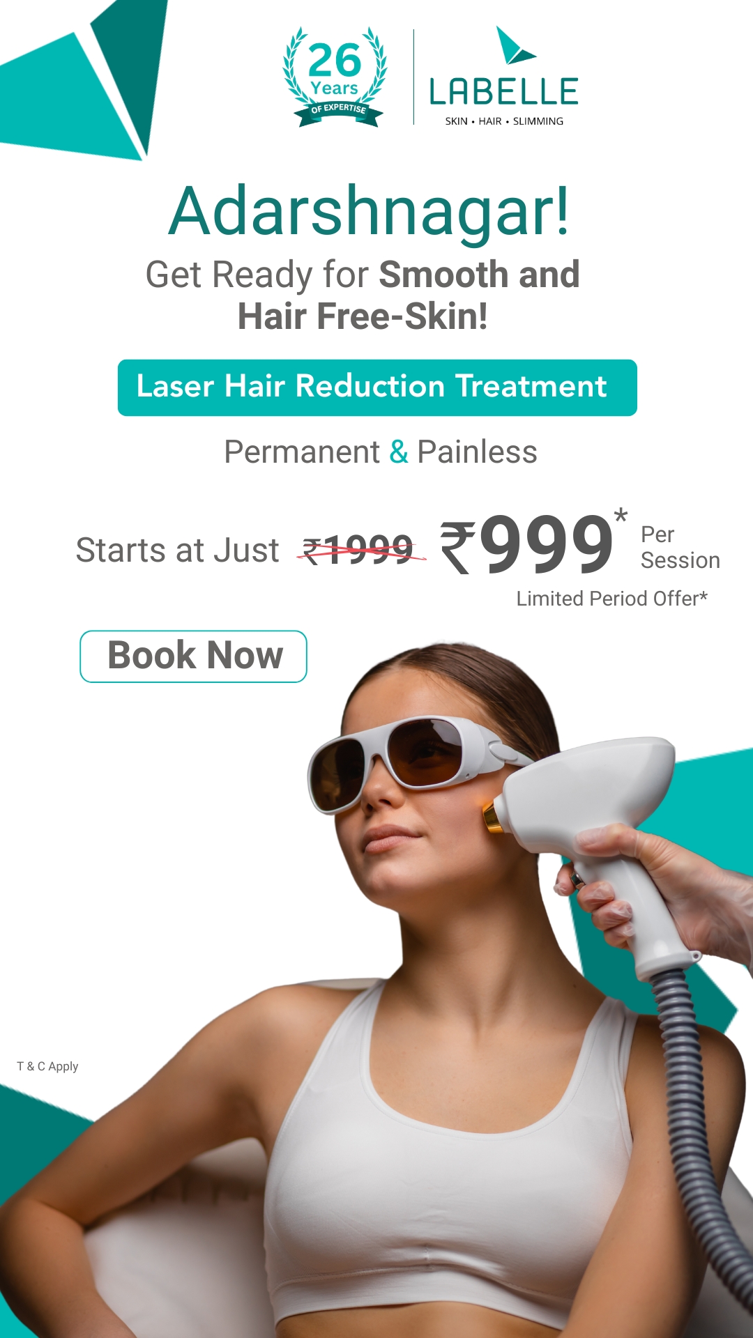 La Belle Slimming, Skin and Hair Clinics Facebook ad