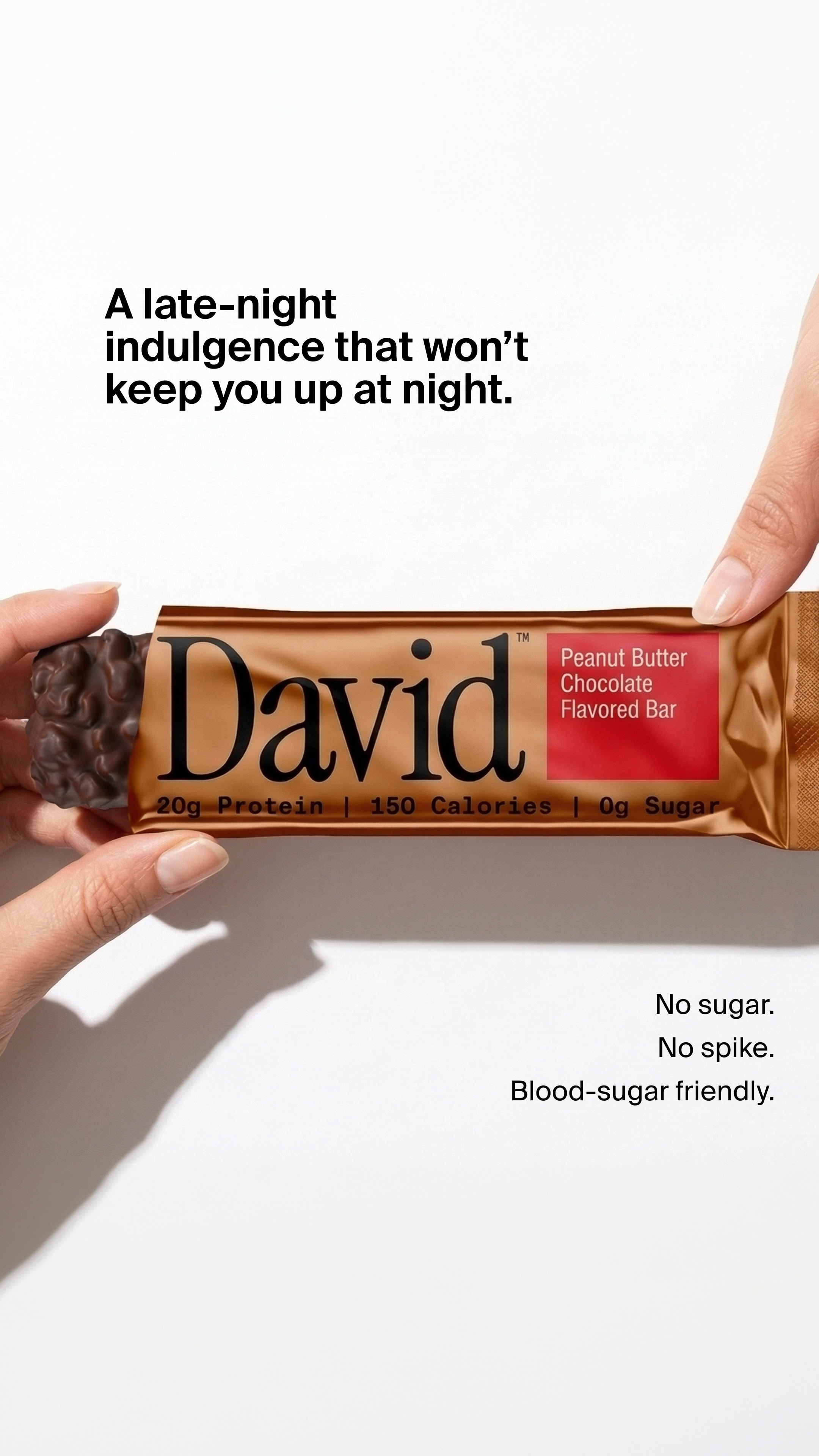 David Protein Facebook ad