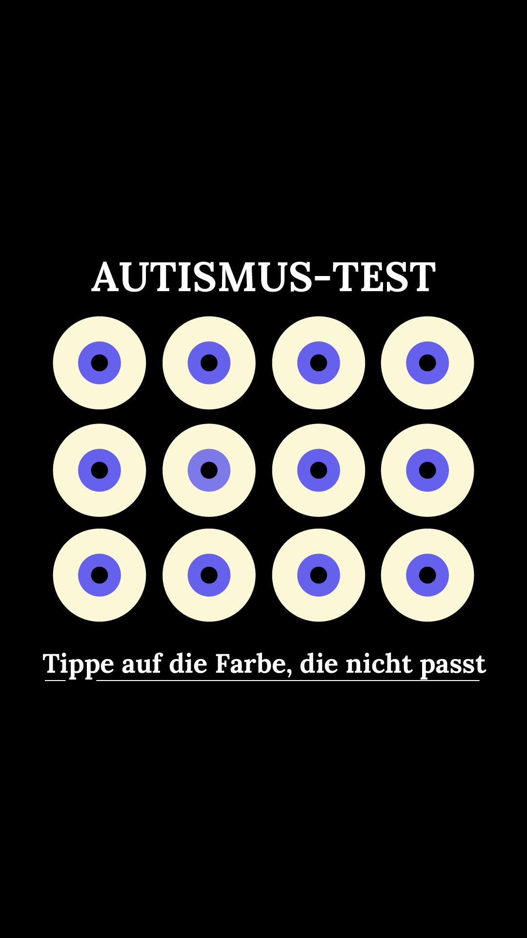 International IQ test Facebook ad