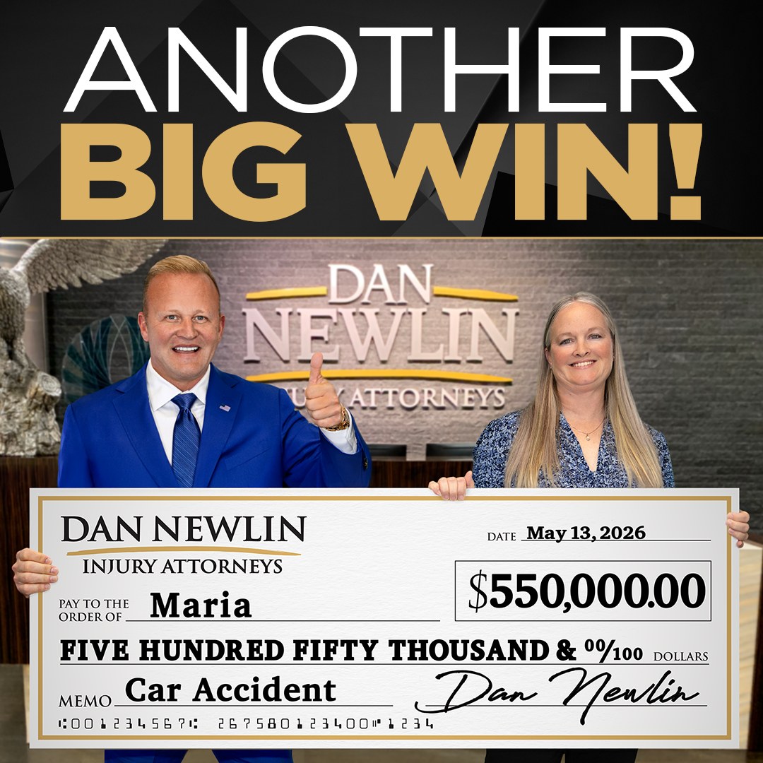 Dan Newlin Facebook ad: Another Big Win of $550,000 for Maria!