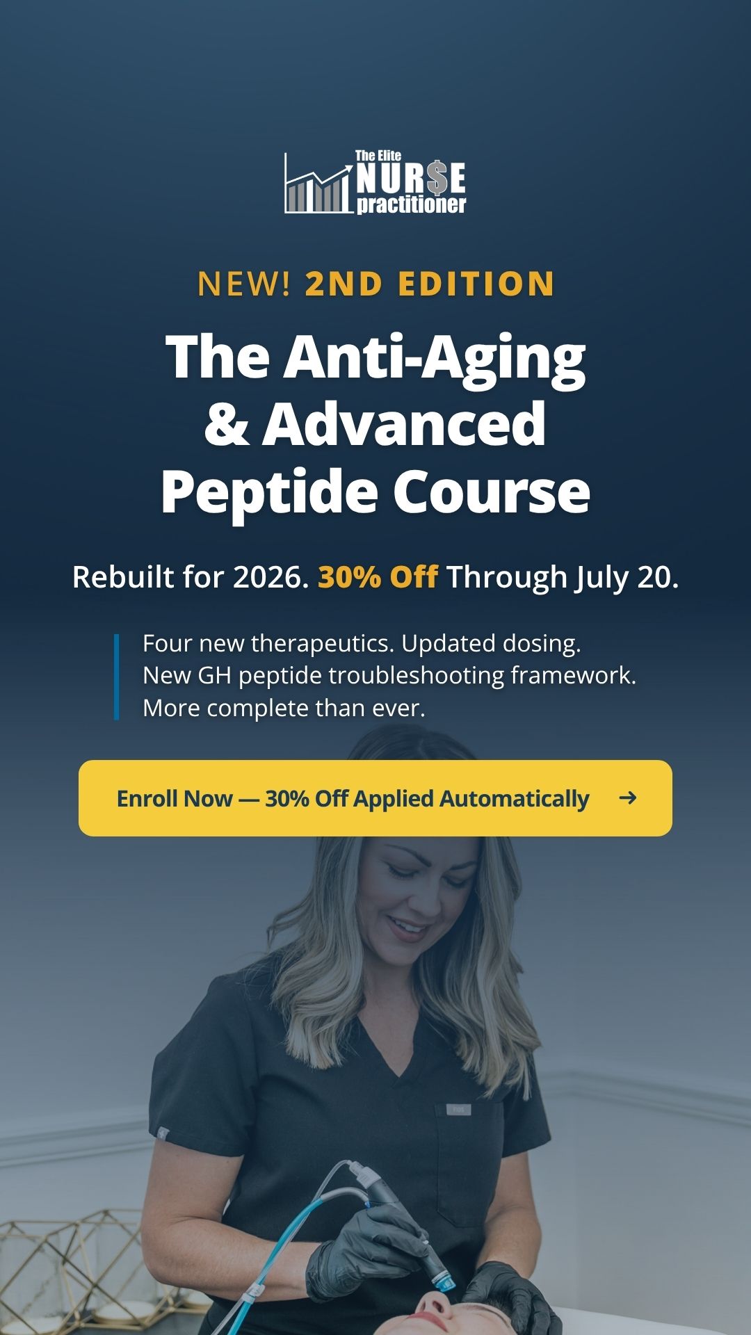 The Elite Nurse Practitioner Facebook ad