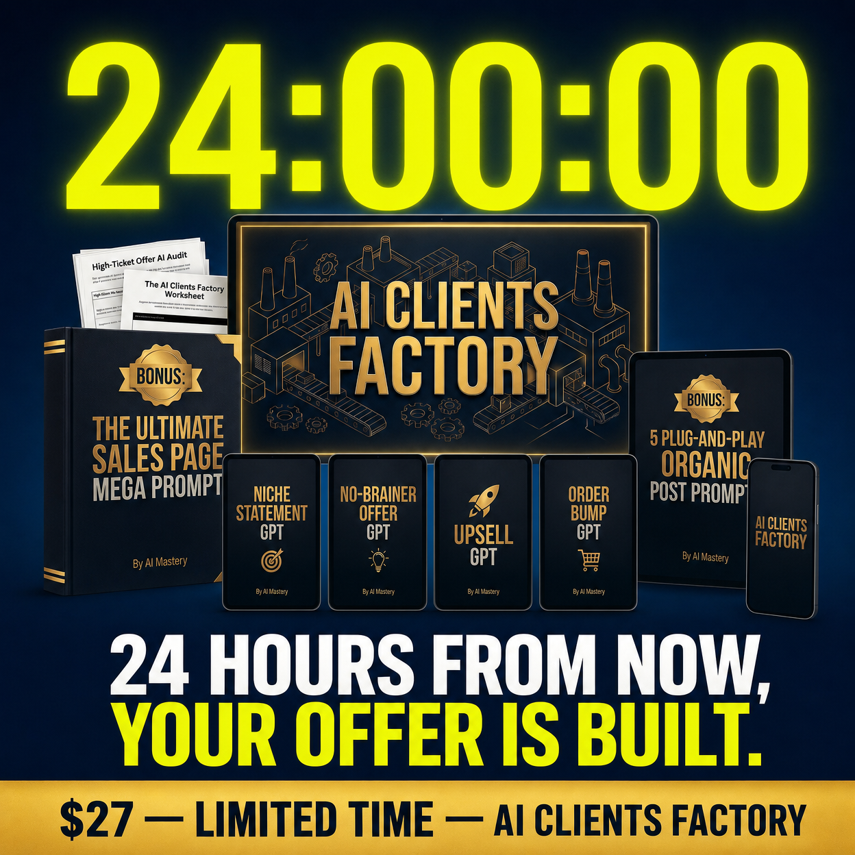 AI Mastery Facebook ad