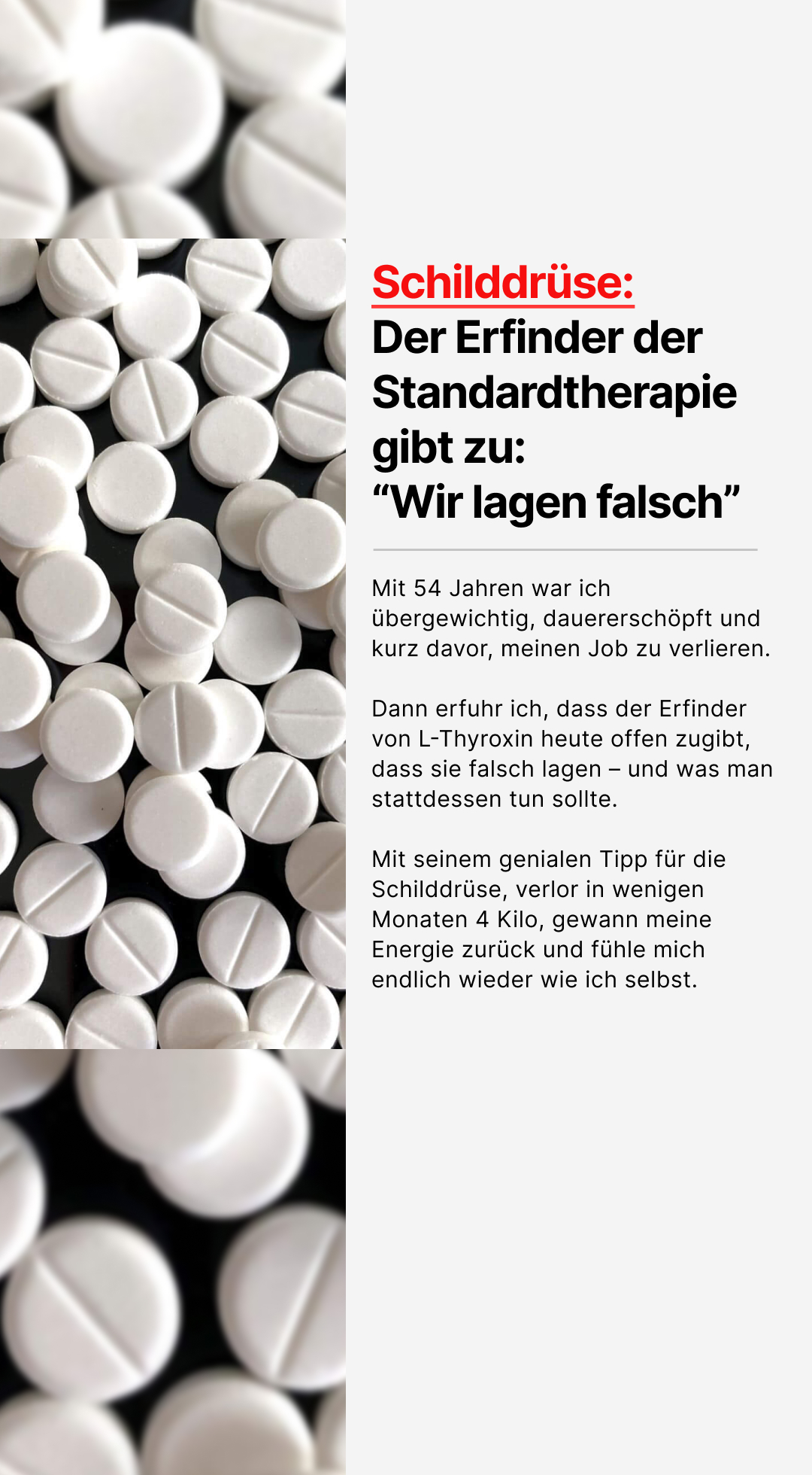 Mission Schilddrüse Facebook ad