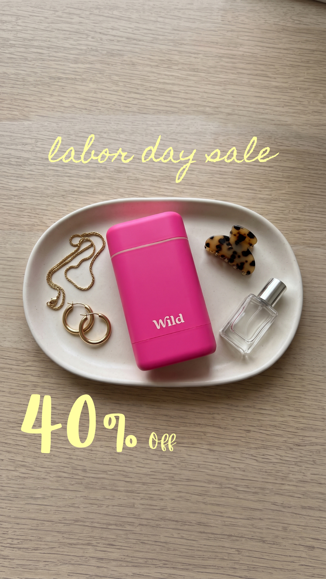 Wild Facebook ad: 40% off Labor Day bundles