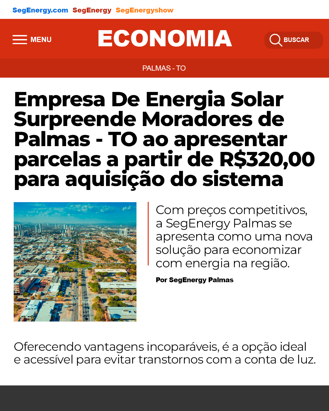 SegEnergy - Palmas 1 Facebook ad