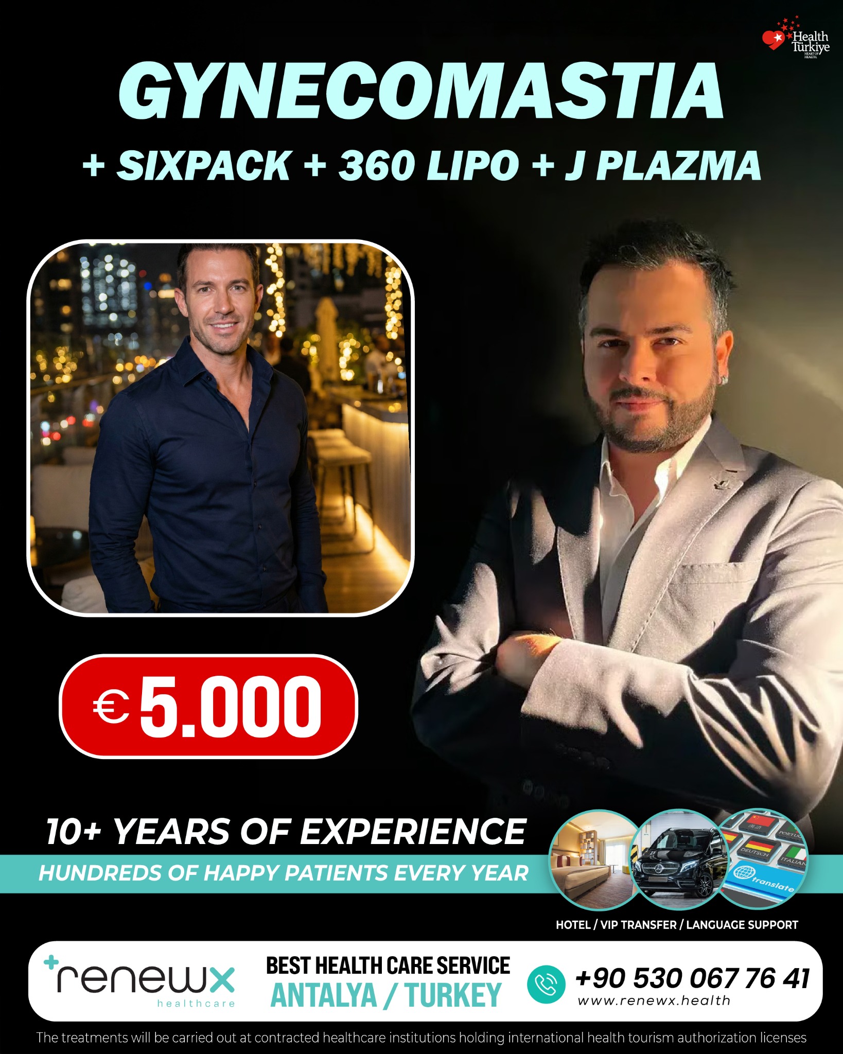 RenewX Health Facebook ad: Best Health Care Services Turkey/Antalya